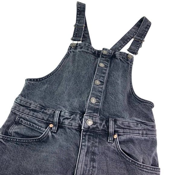 We the Free Shelby Overalls in Faded Black - Picture 3 of 7